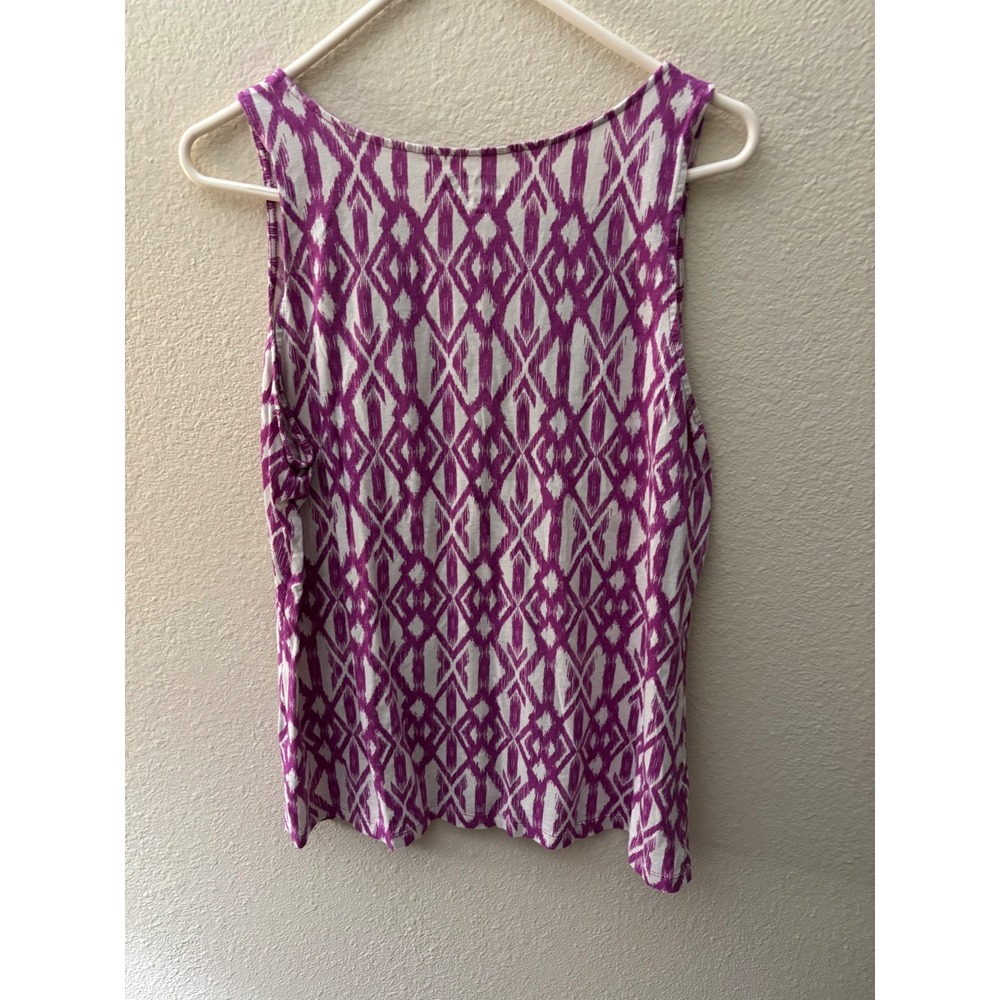 Apt 9 Womens XL Purple White Sequin Tank Top Sleeveless Blouse Shirt
(A682) - Picture 2 of 3